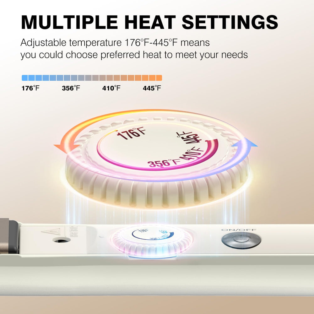 MiroPure hair straightener heats in 30 seconds for quick daily styling.