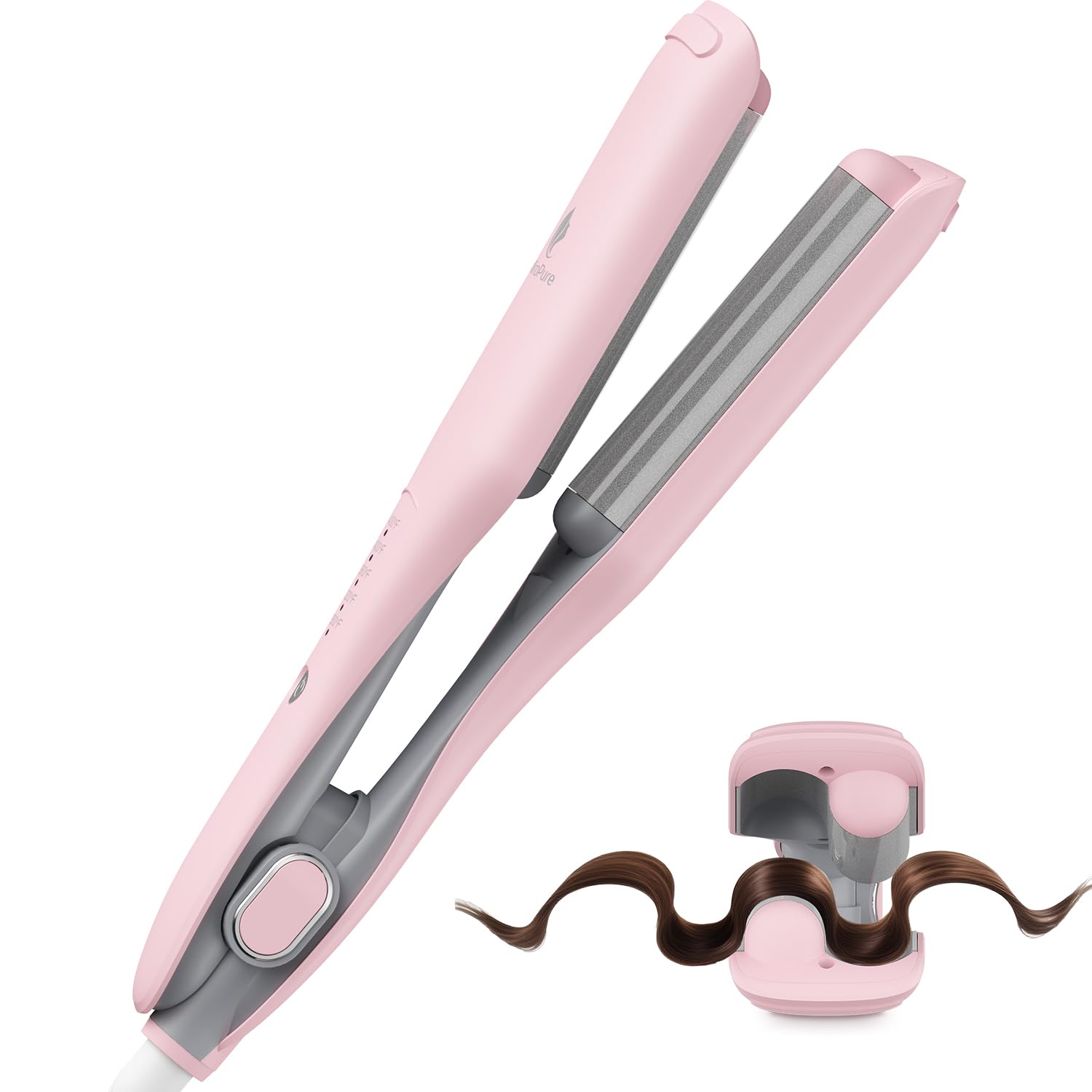 MiroPure Waves Curling Wand 1 inch creates effortless salon-worthy waves.