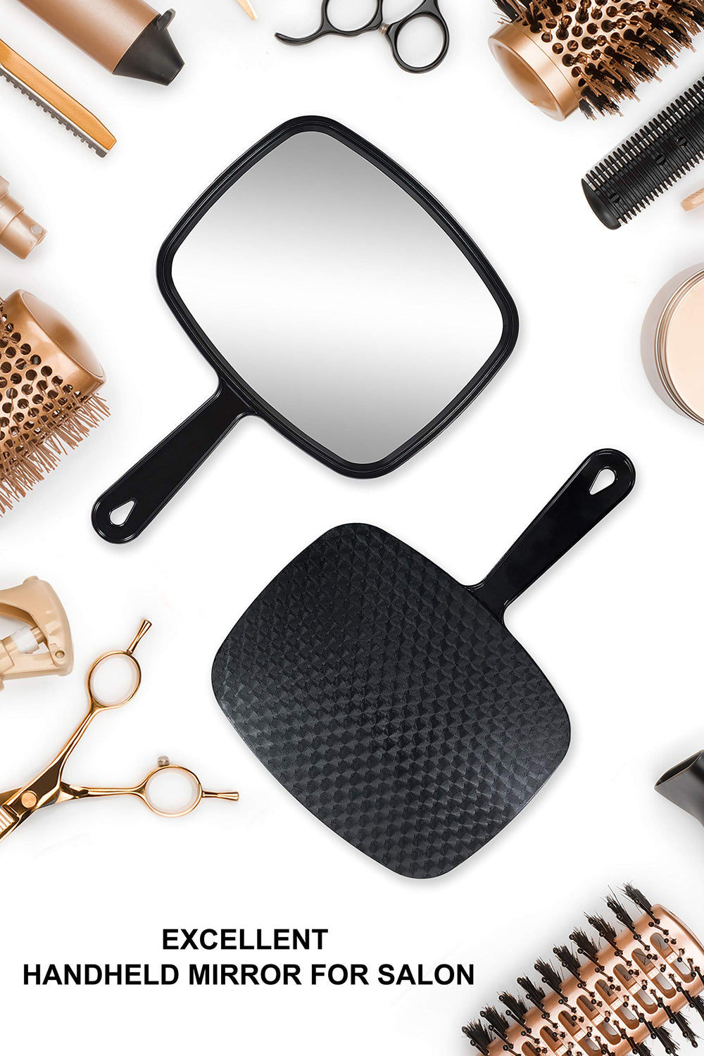 MIRRORNOVA portable design suits barbershop, salon, and home grooming sessions