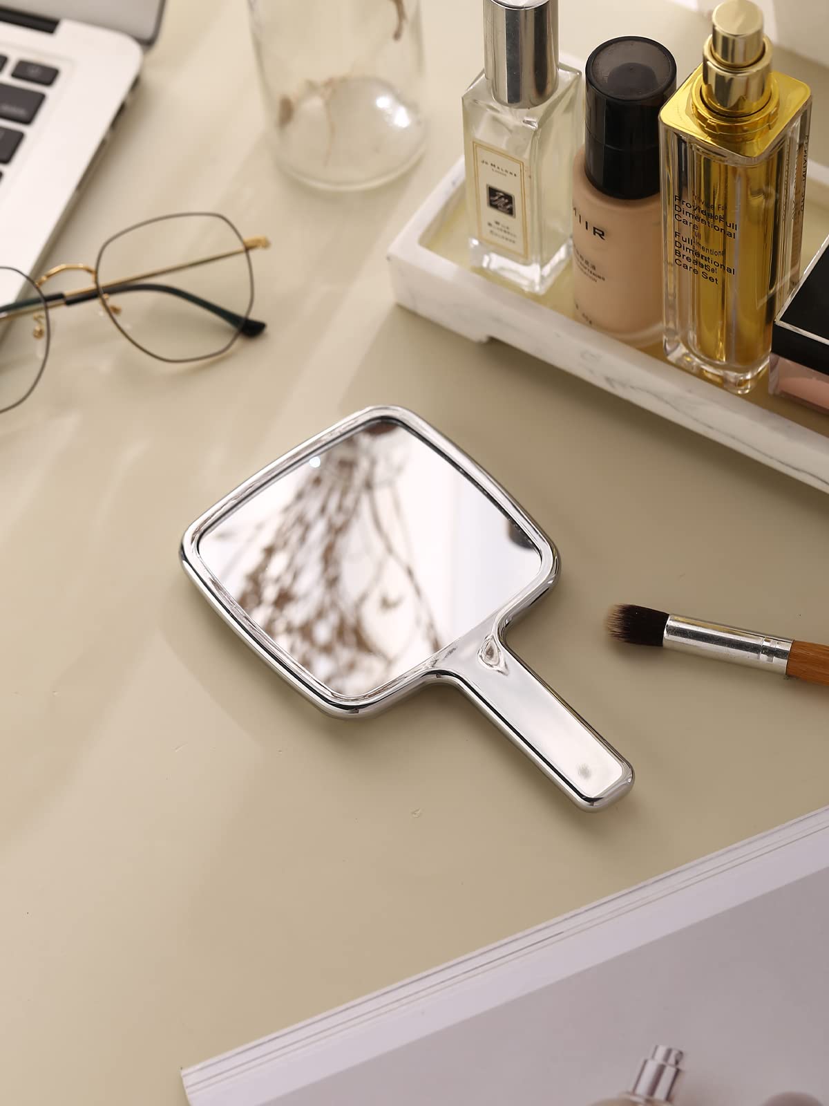 MIRRORNOVA compact portable mirror fits in purse or pocket