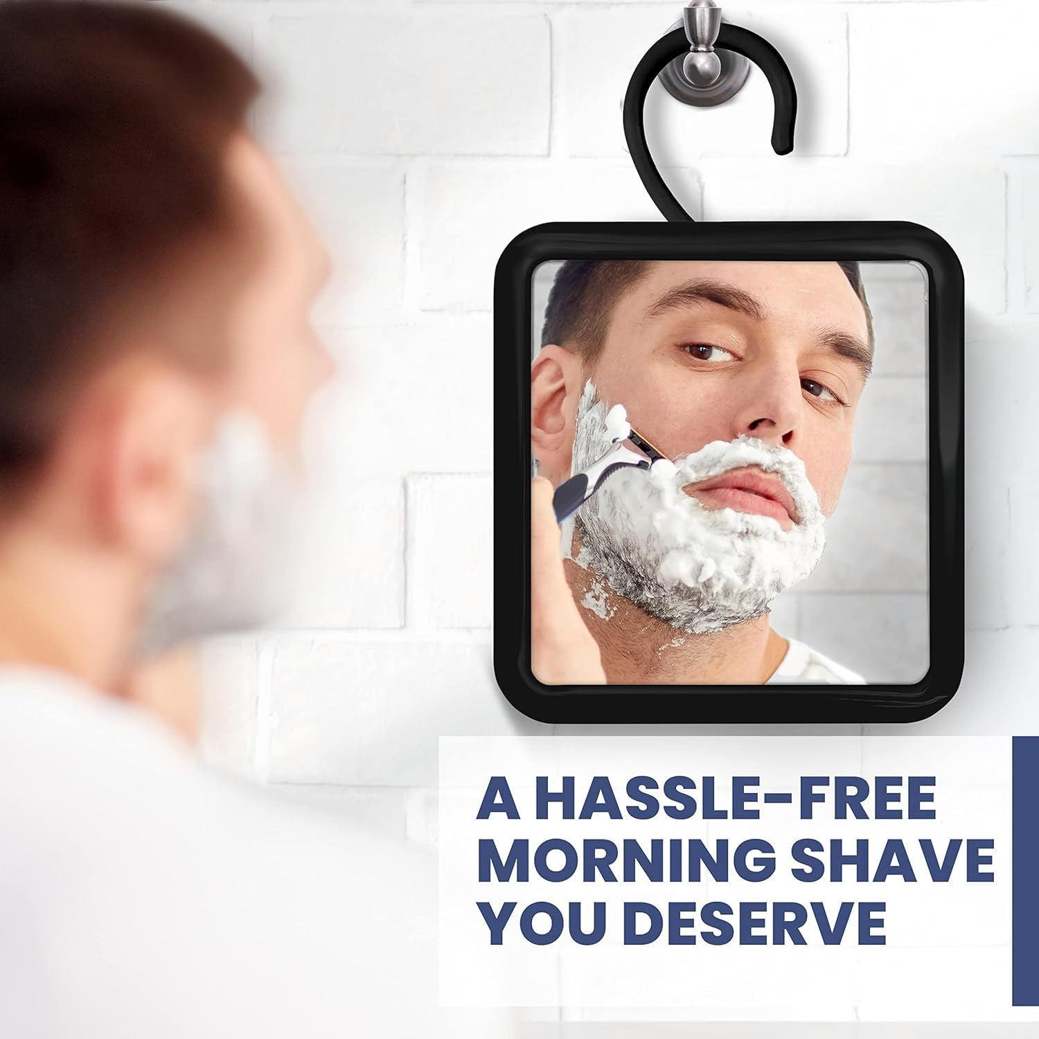 Mirrorvana gift-worthy shaving mirror blends practicality and luxury.