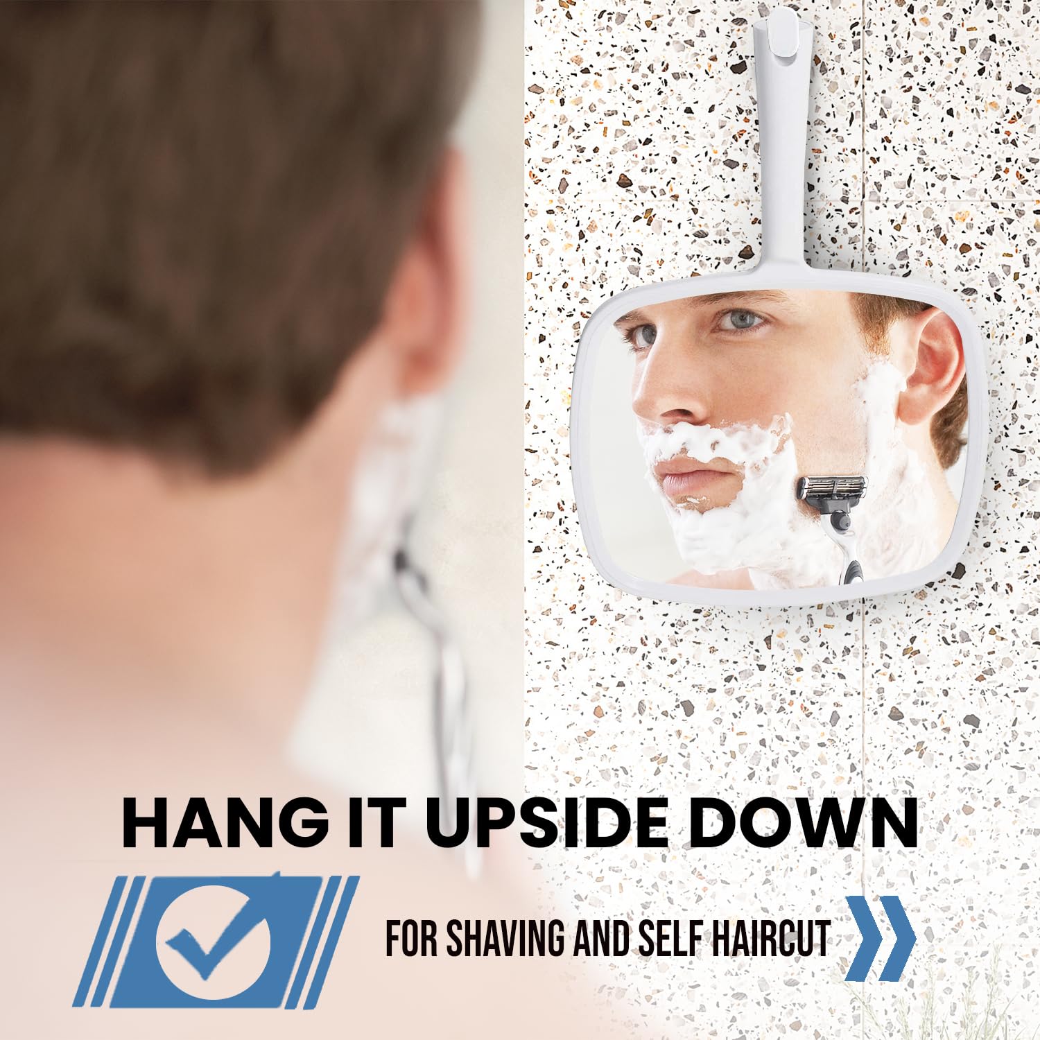 MIRRORVANA hand mirror sturdy build and long warranty offer lasting reliability.
