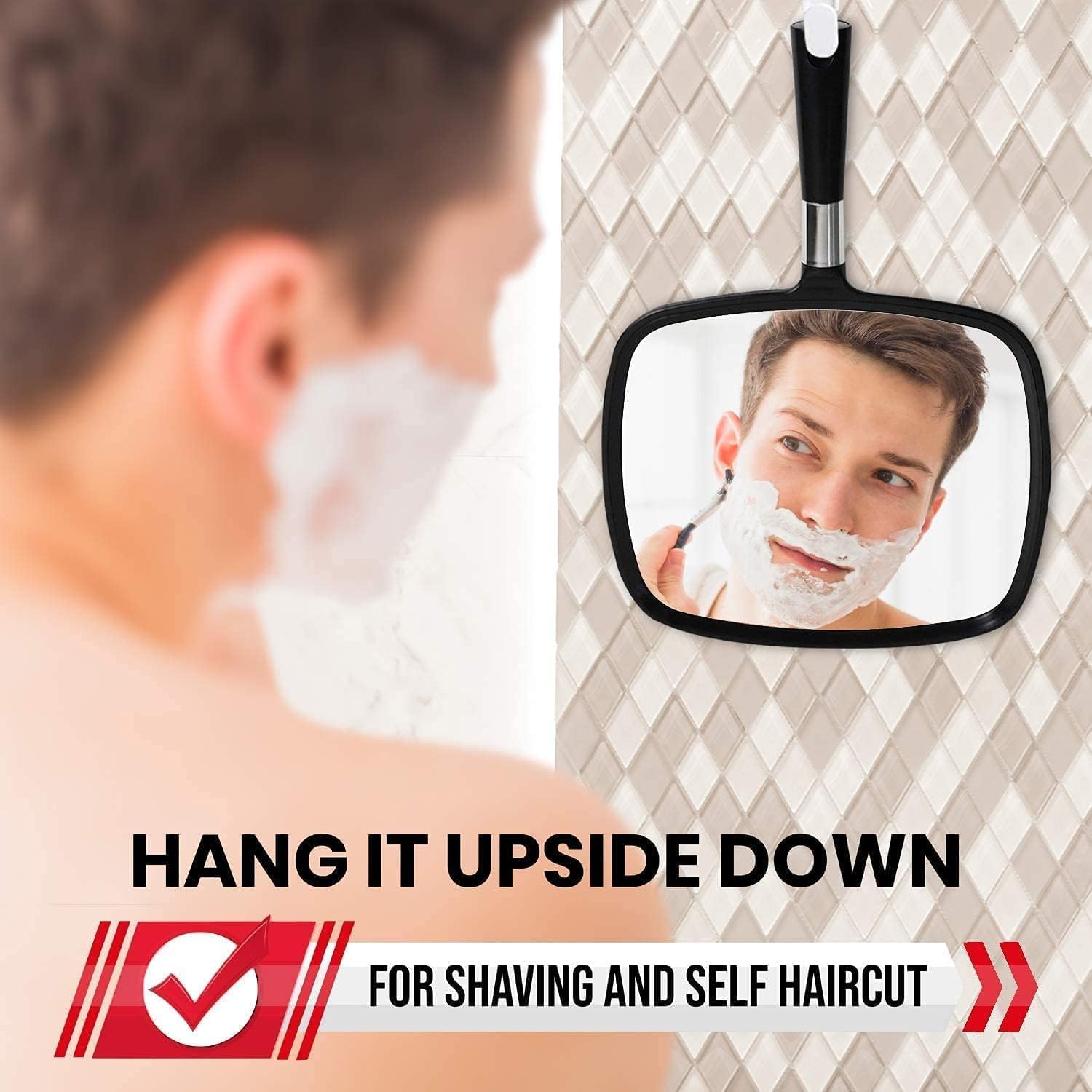 Mirrorvana professional salon-use mirror built for durable daily use.
