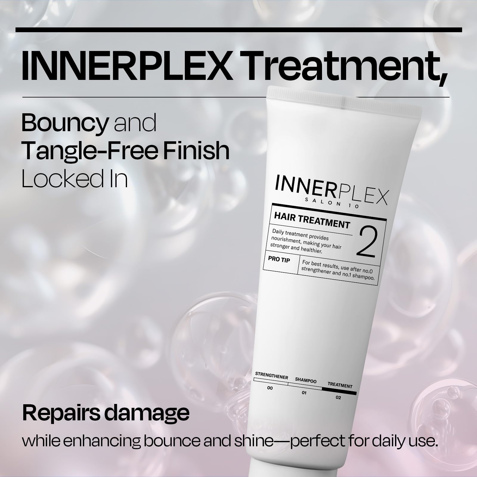 Mise En Scene INNERPLEX jar close-up showing concentrated repair treatment.