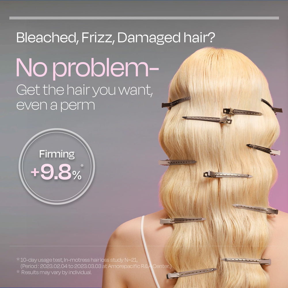 Close-up of silky hair texture after INNERPLEX treatment, hint of shine.