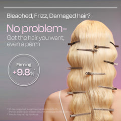 Close-up of silky hair texture after INNERPLEX treatment, hint of shine.