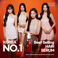Mise En Scene Perfect Serum bottle emphasizes bergamot fragrance notes.