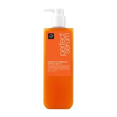 Mise En Scene Perfect Serum Original Conditioner bottle nourishes hair with gloss
