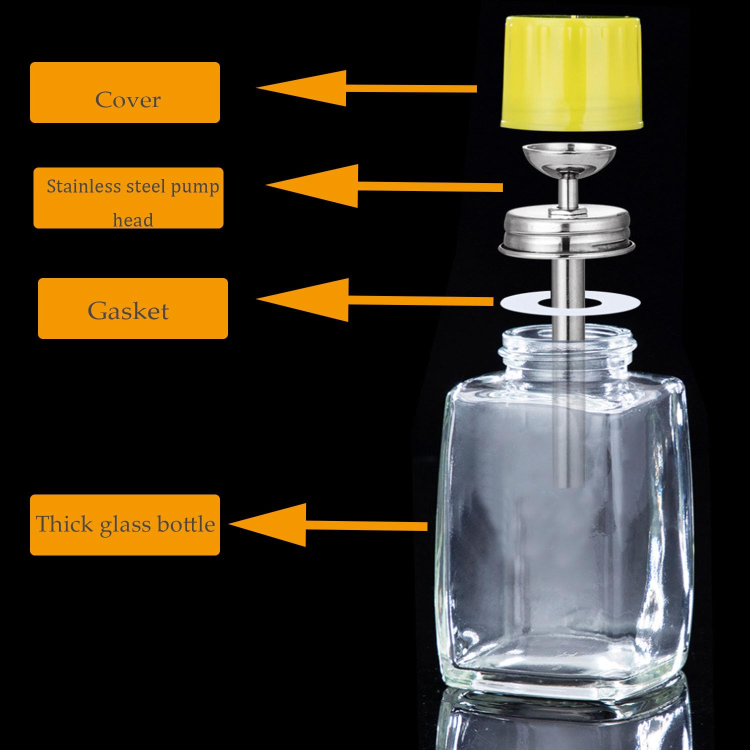 Misforu metal tube pump inside boosts longevity and prevents liquid corrosion