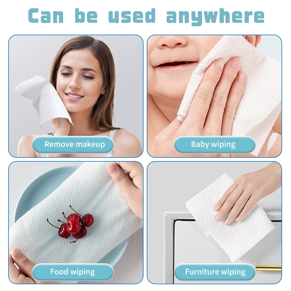 MISHCHI thick, lint-free wipes ideal for facial cleansing.