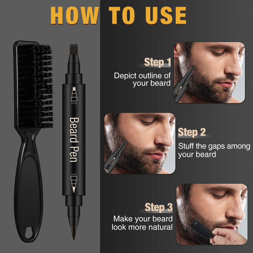 MISICH Beard Pencil Filler helps define fuller beard contour and fill visible gaps.