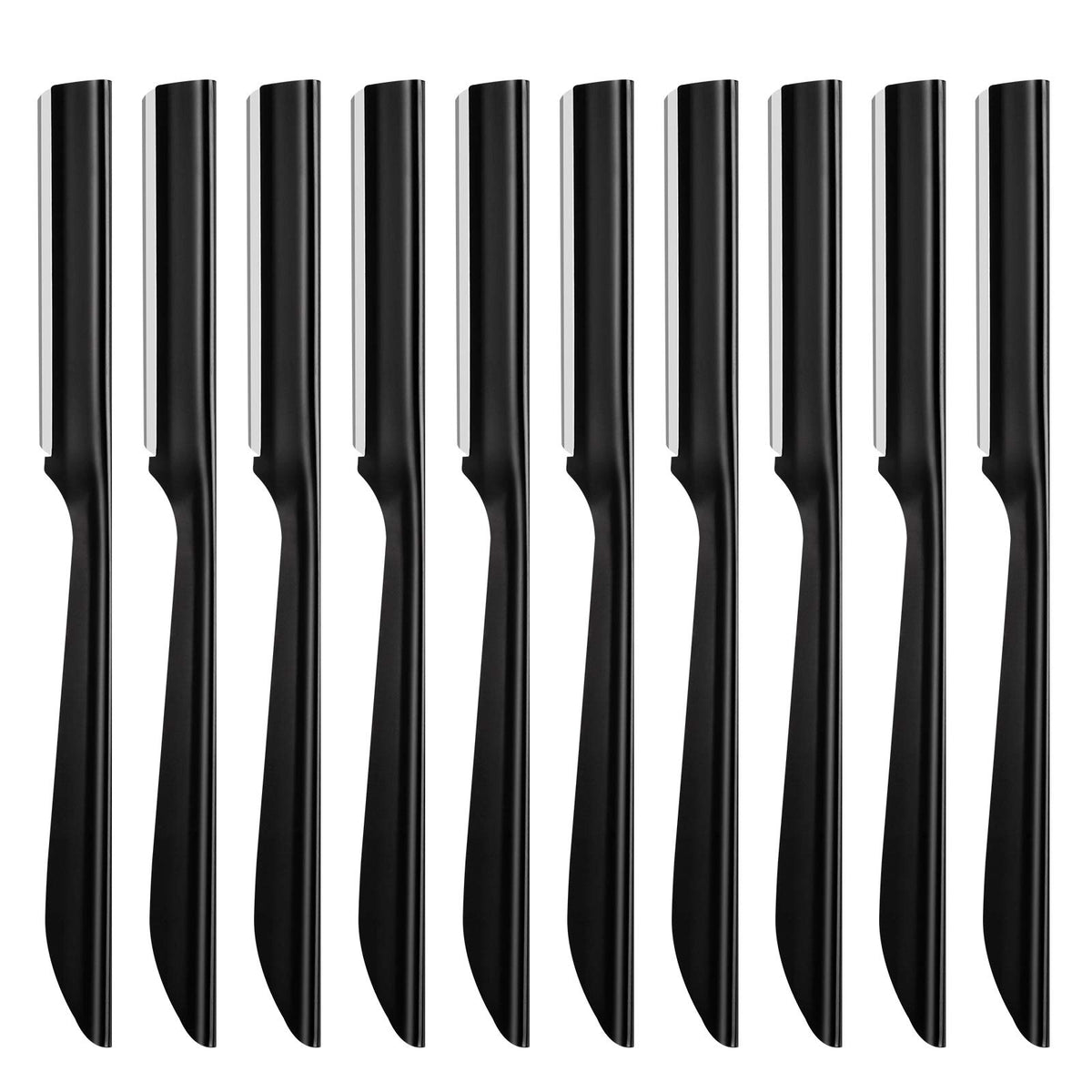 Miss Gorgeous London eyebrow razor black pack front for precise brow shaping