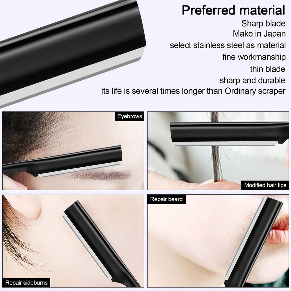 Miss Gorgeous London eyebrow razor full pack on a clean vanity for easy selection