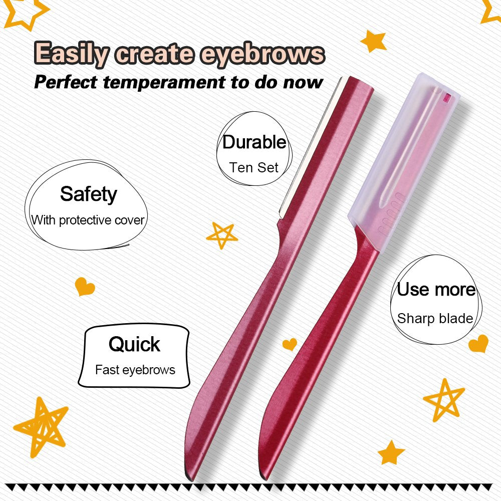 Beard trimming option shown with Miss Gorgeous London eyebrow trimmer for experienced users.