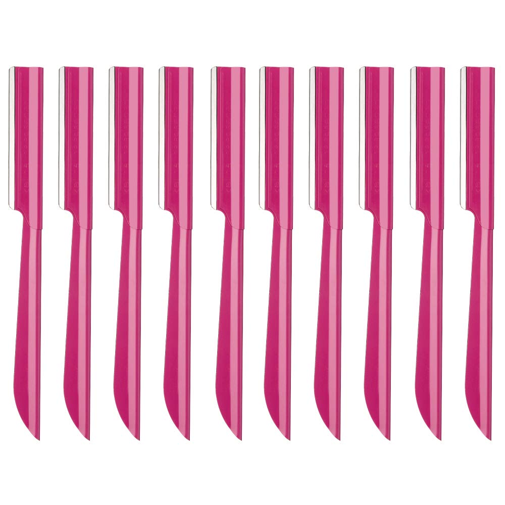 Miss Gorgeous London eyebrow trimmer with stainless steel handle for precise shaping.
