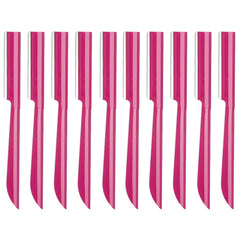 Miss Gorgeous London eyebrow trimmer with stainless steel handle for precise shaping.