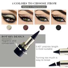 Miss Rose M lápices delineador gel 4 colores para líneas definidas