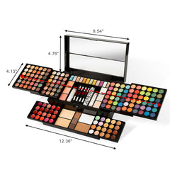 Miss Rose M187 palette compact design shows wide shade range for all skin tones.