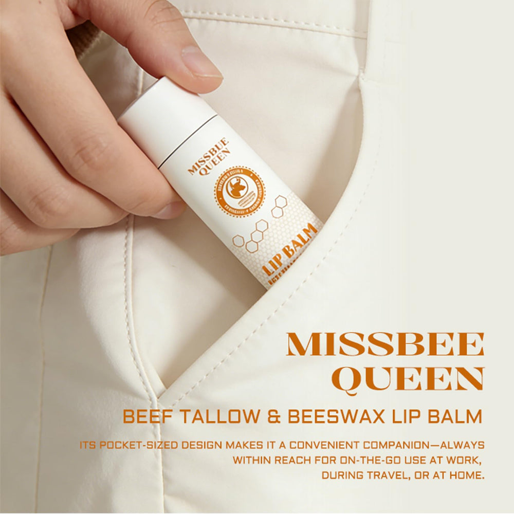 MISSBEE QUEEN bálsamo labial de aplicación suave para uso diario y brillo natural.