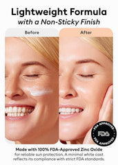 Missha All Around Vita C protector solar aplicacion suave en la piel.