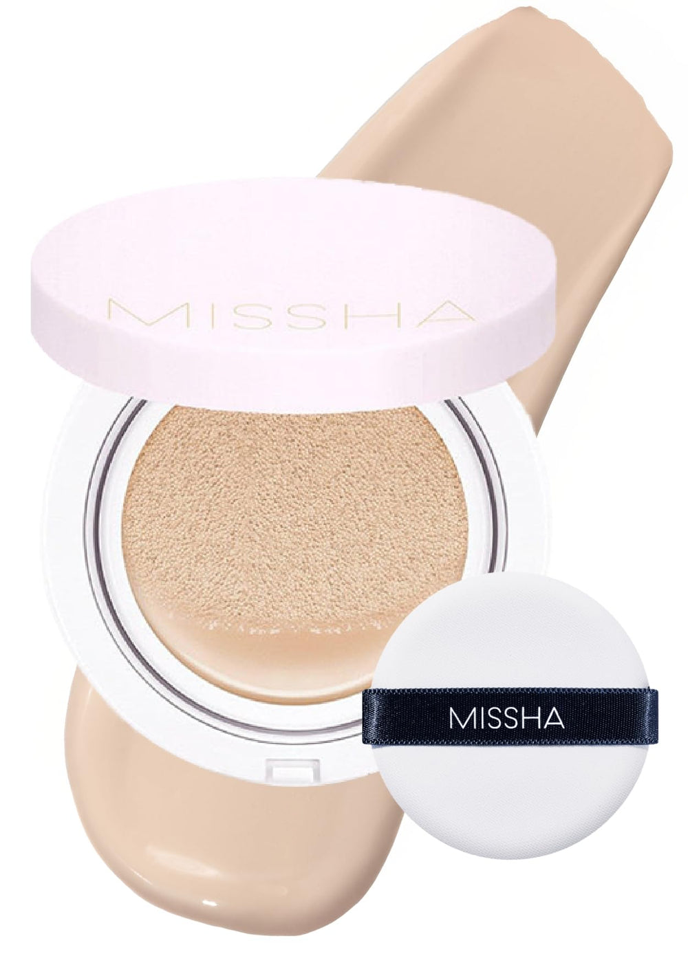 MISSHA base en compacto mágico muestra cobertura ajustable para tono natural