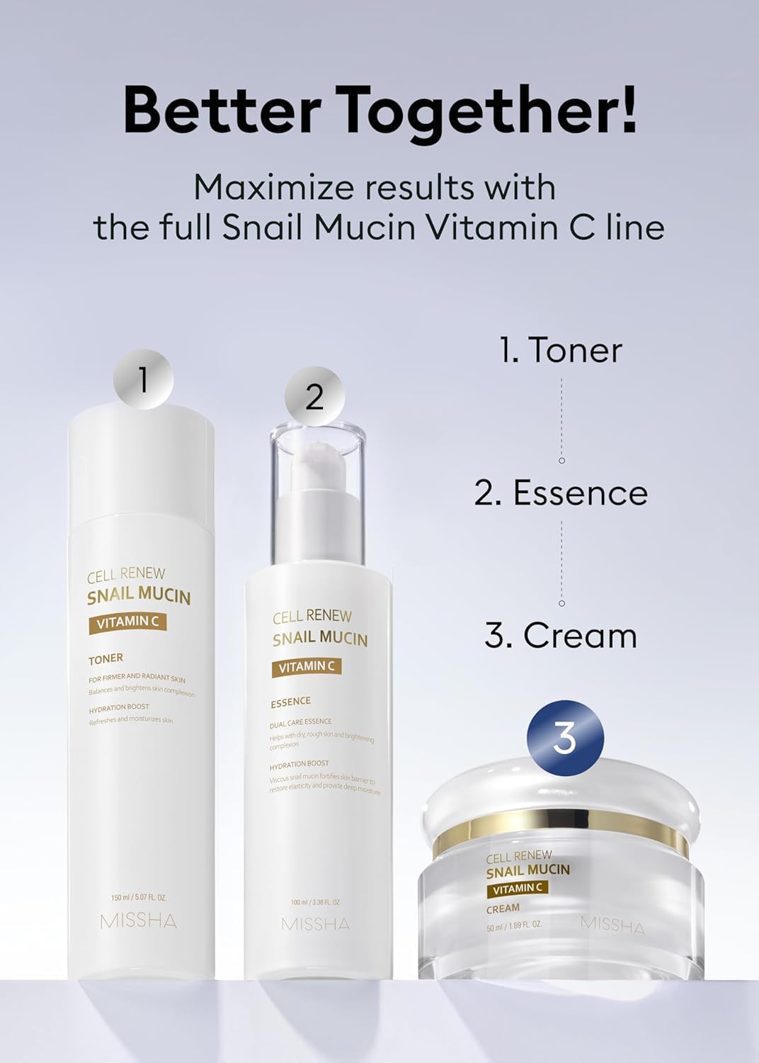 Missha Cell Renew crema, ritual diario de cuidado para piel iluminada