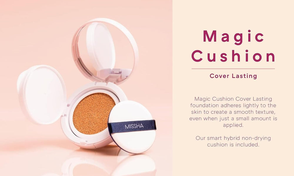 MISSHA Cojín Mágico compacto para retoques rápidos en cualquier lugar.