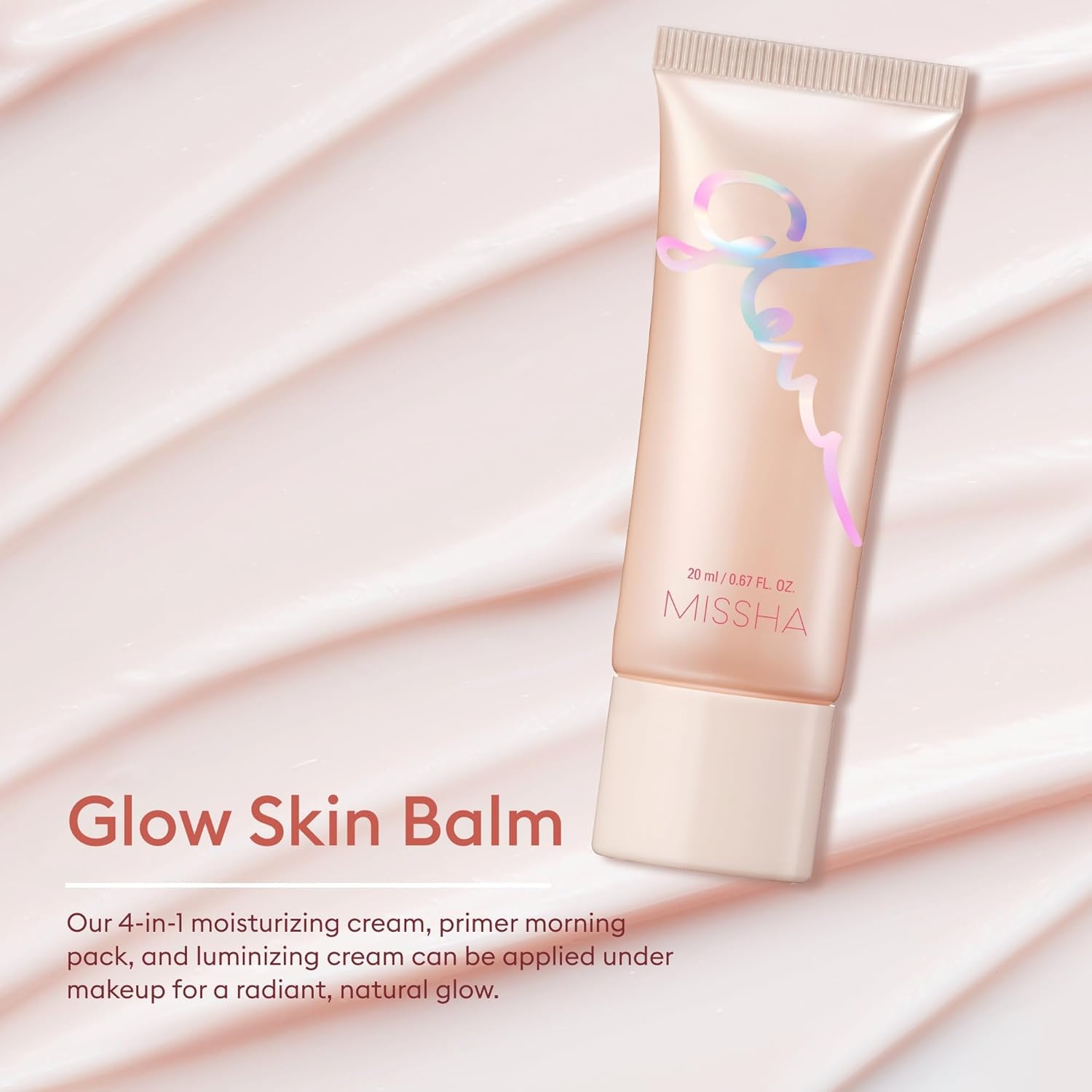 MISSHA Glow Skin Balm on hand for quick glow boost before makeup