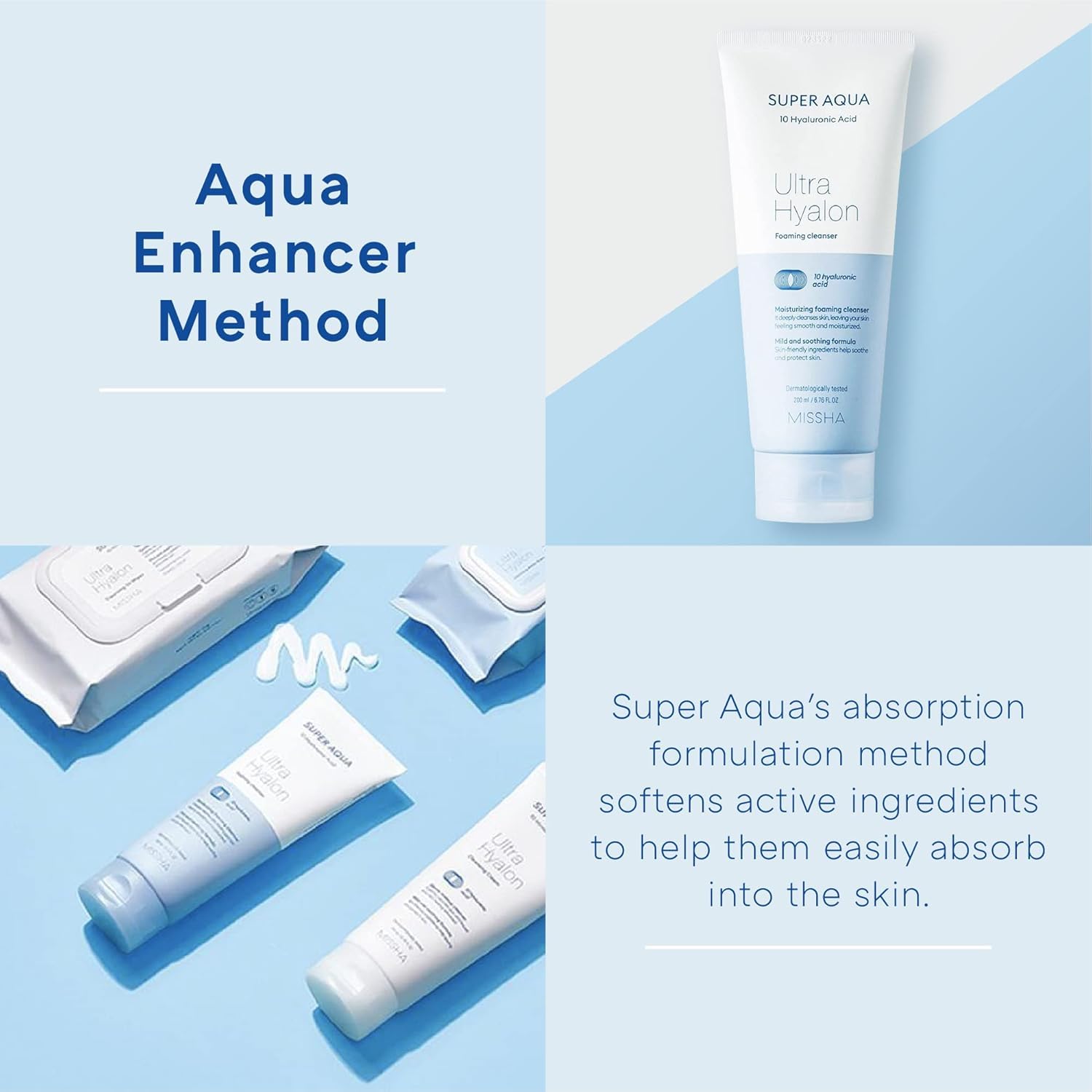 Missha Super Aqua mejora la experiencia de limpieza con hidratación suave