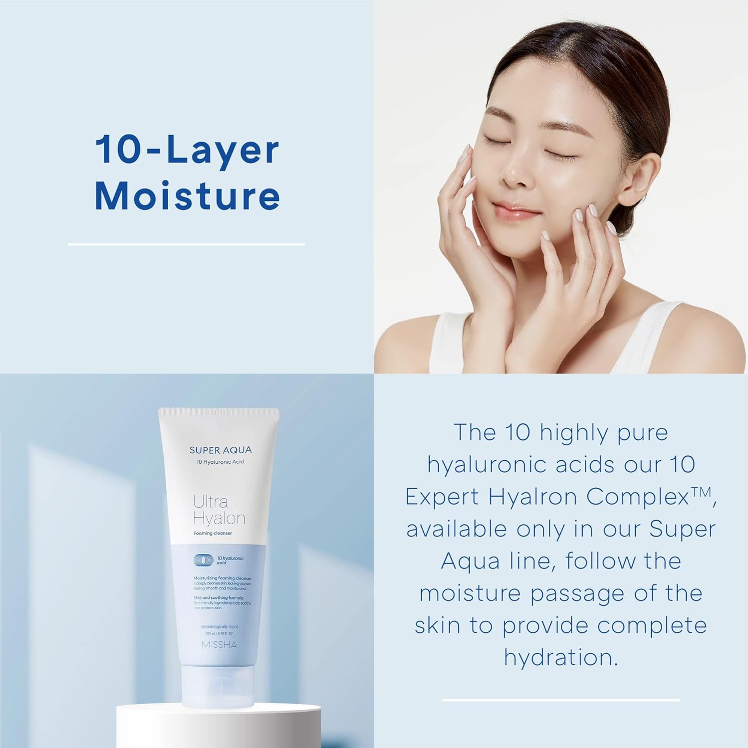 MISSHA Super Aqua uso diario para rutina facial hidratante