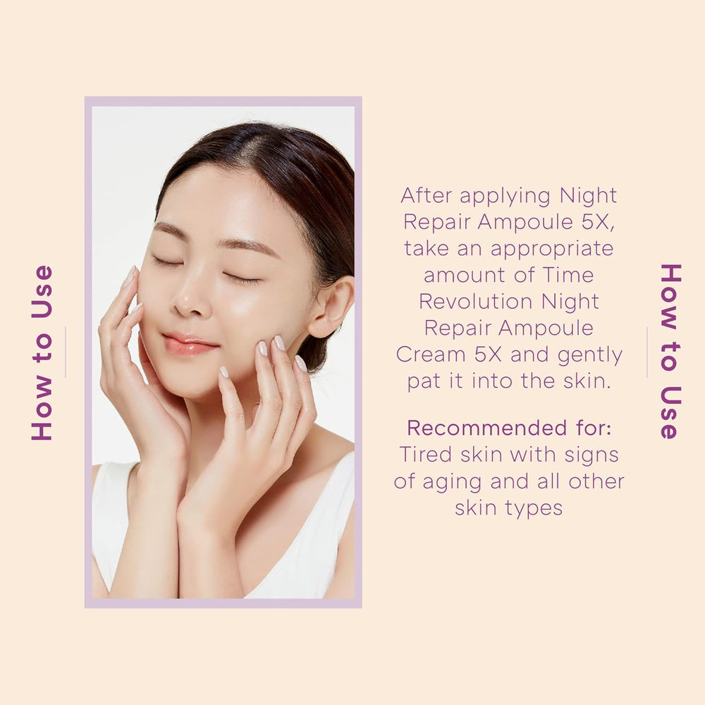 Open jar of MISSHA Night Repair Cream ready for nightly application