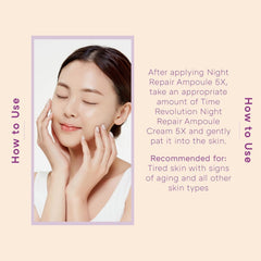 Open jar of MISSHA Night Repair Cream ready for nightly application