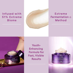 Packaging of MISSHA Time Revolution Night Repair Ampoule Cream on clean surface