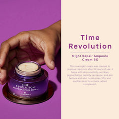 Texture swatch of MISSHA Night Repair Cream for smooth absorption