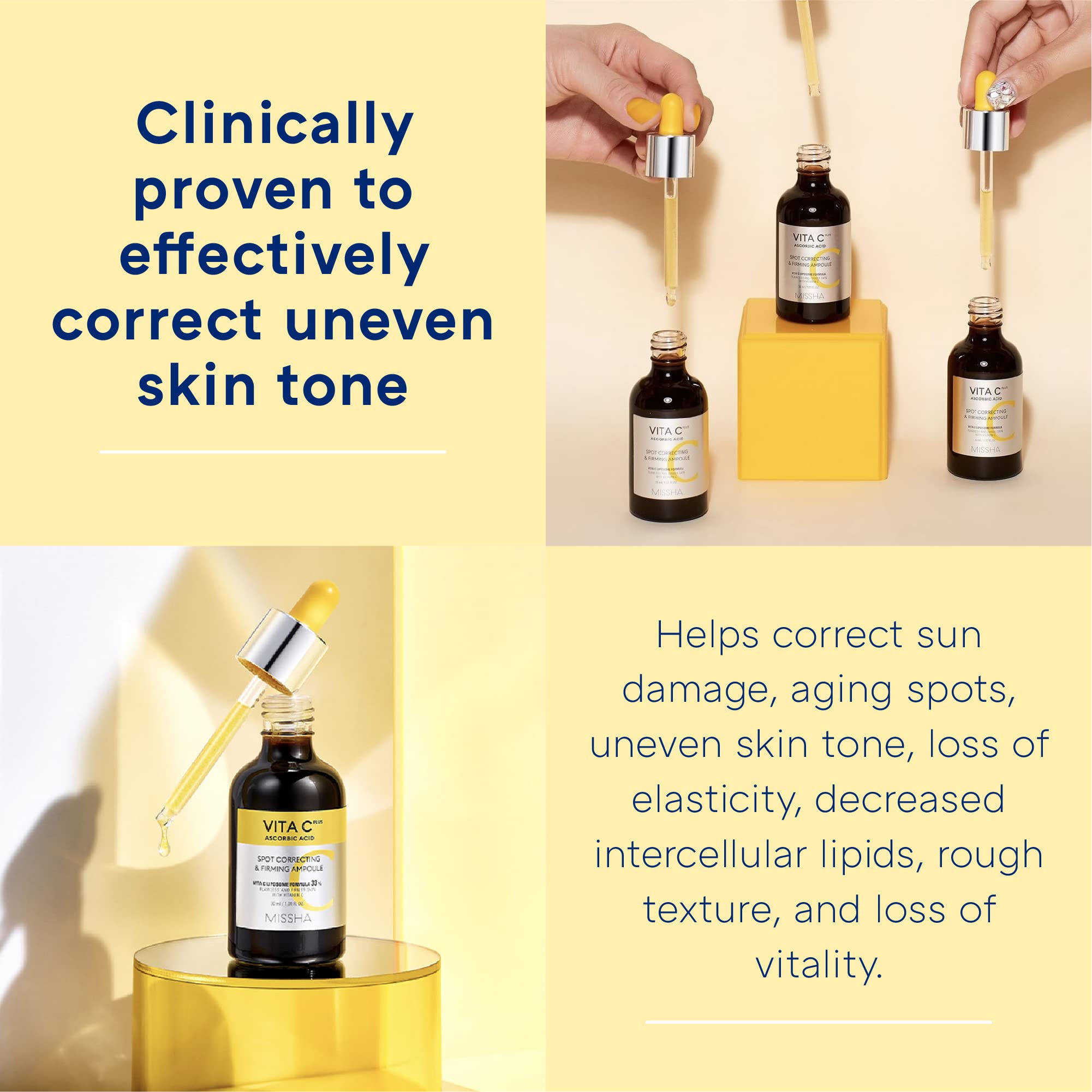 Missha Vita C Plus envase seguro para conservar ingredientes