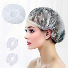 MISSJOJIAY gorro-ducha-desechable transparente para cuidado diario.