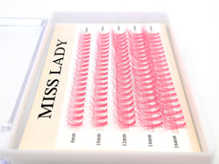 MISSLADY 3D volume 20D curl lash clusters for dramatic fullness
