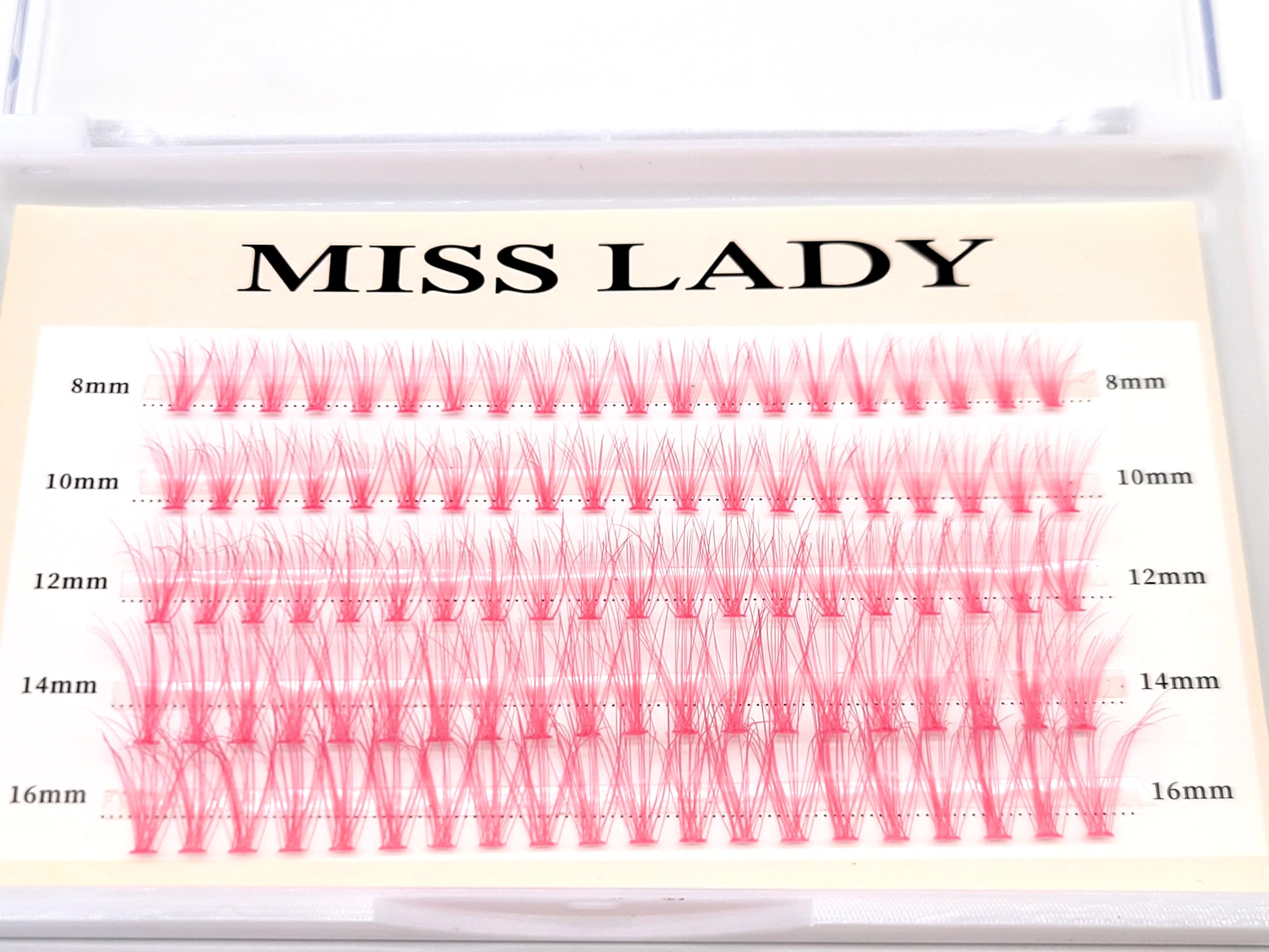 MISSLADY ultra-light 0.10mm thickness lashes for comfortable wear