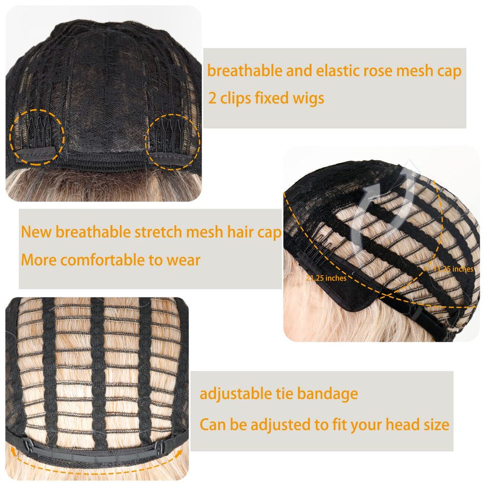 MISSQUEEN gradient curls provide face framing and styling options