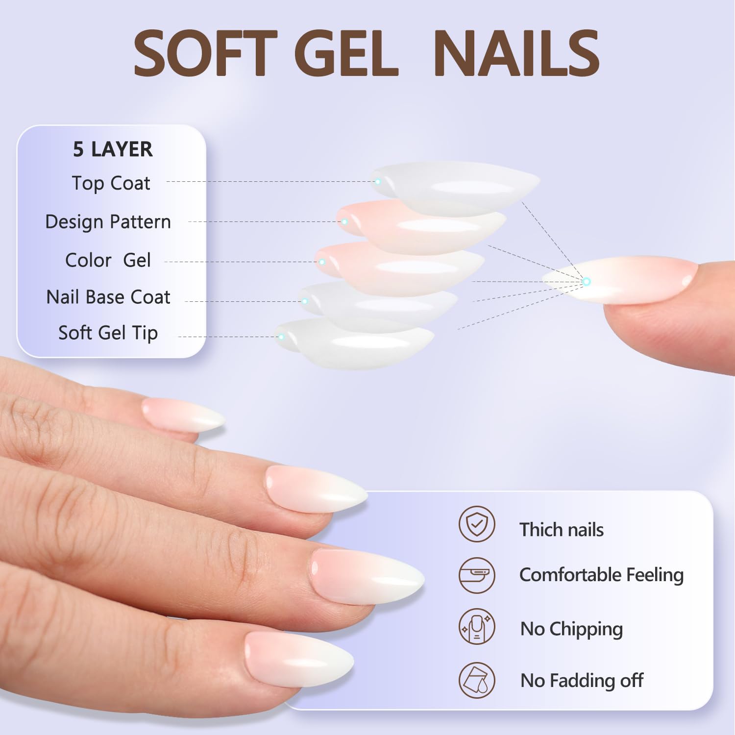 Misssix 180-piece nail kit ready for multiple styles