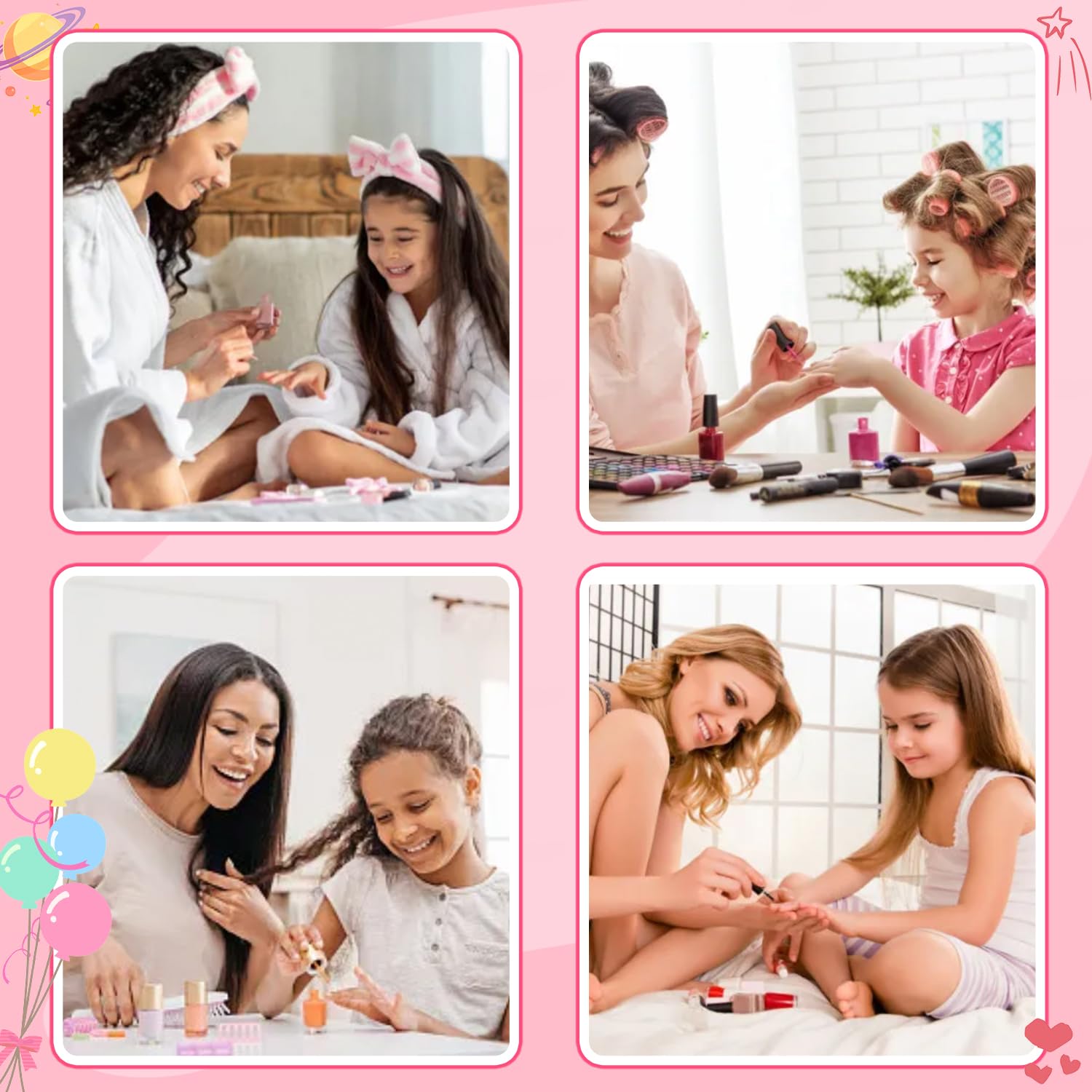 Misssix kit de uñas para niñas, regalo creativo de artes manuales