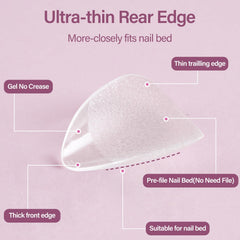 Misssix included nail file for shaping and finishing nails