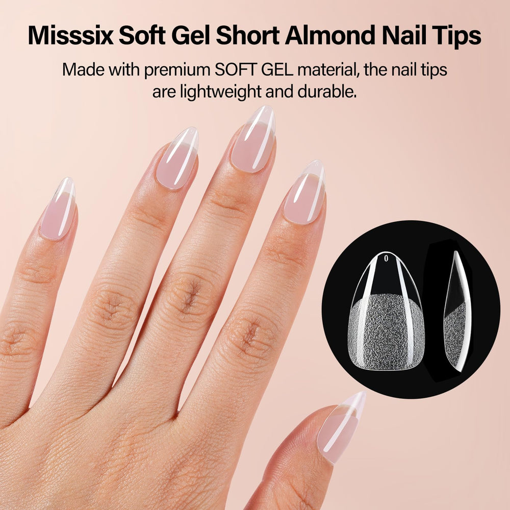 Misssix gel 5 en 1, adhesivo para uñas de secado rápido.