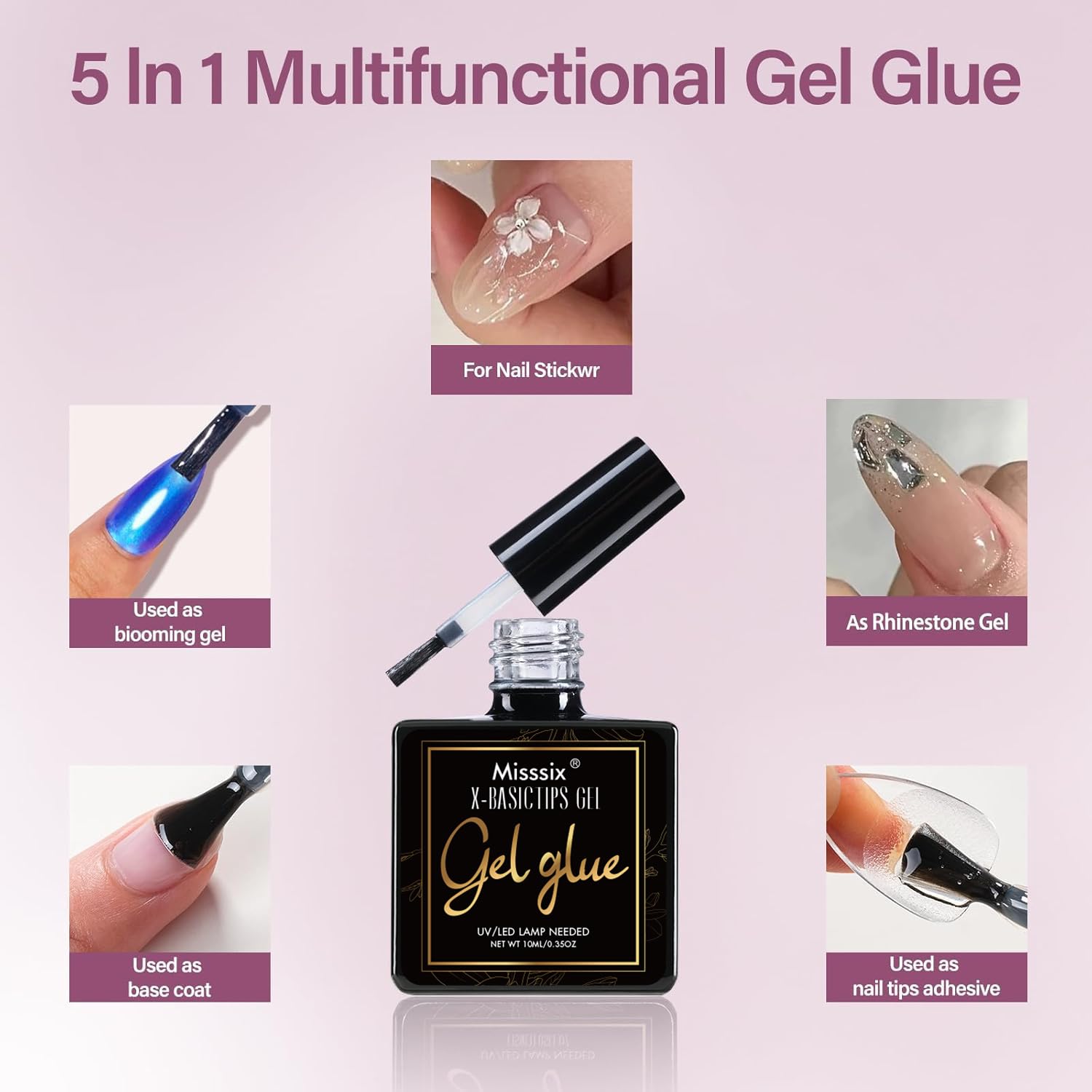 Misssix soft gel nail tips are break-resistant for lasting wear