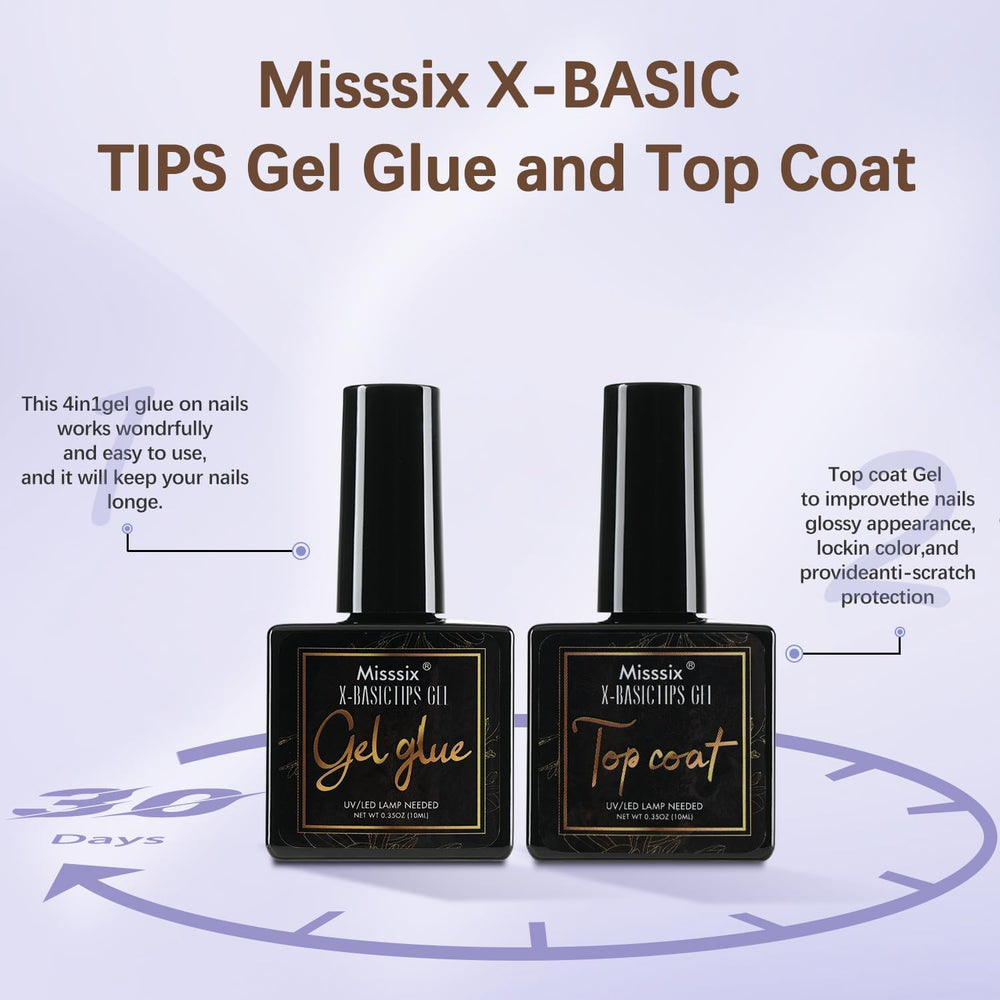 Misssix tallas 16 uñas cuadradas cortas para ajuste perfecto
