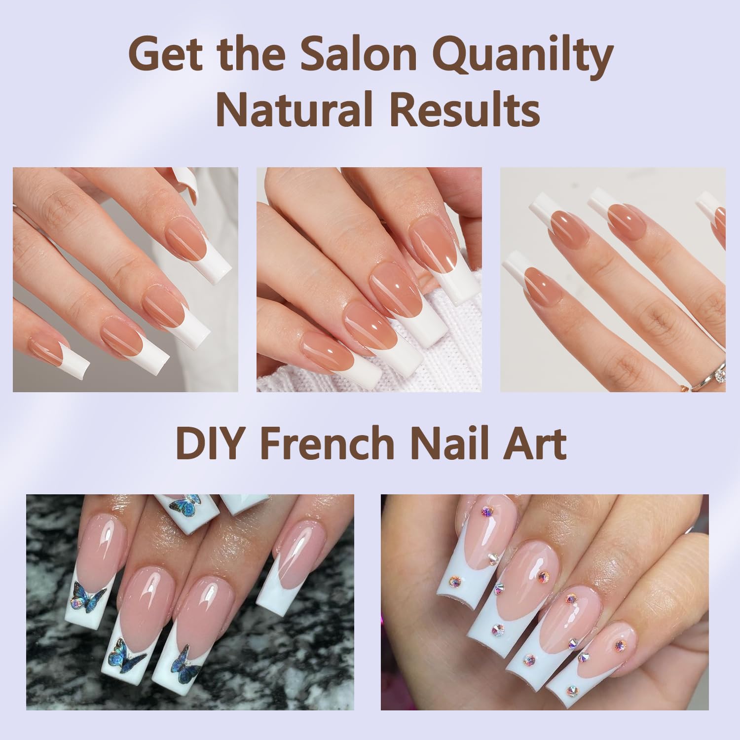 Misssix uñas duraderas, fijación estable para semanas.