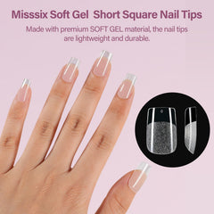 Misssix varios tamaños de uñas 12, ajuste cómodo para cada dedo.