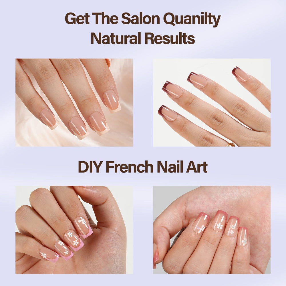 Misssix XBASICTIPS no-file design speeds up DIY nails.