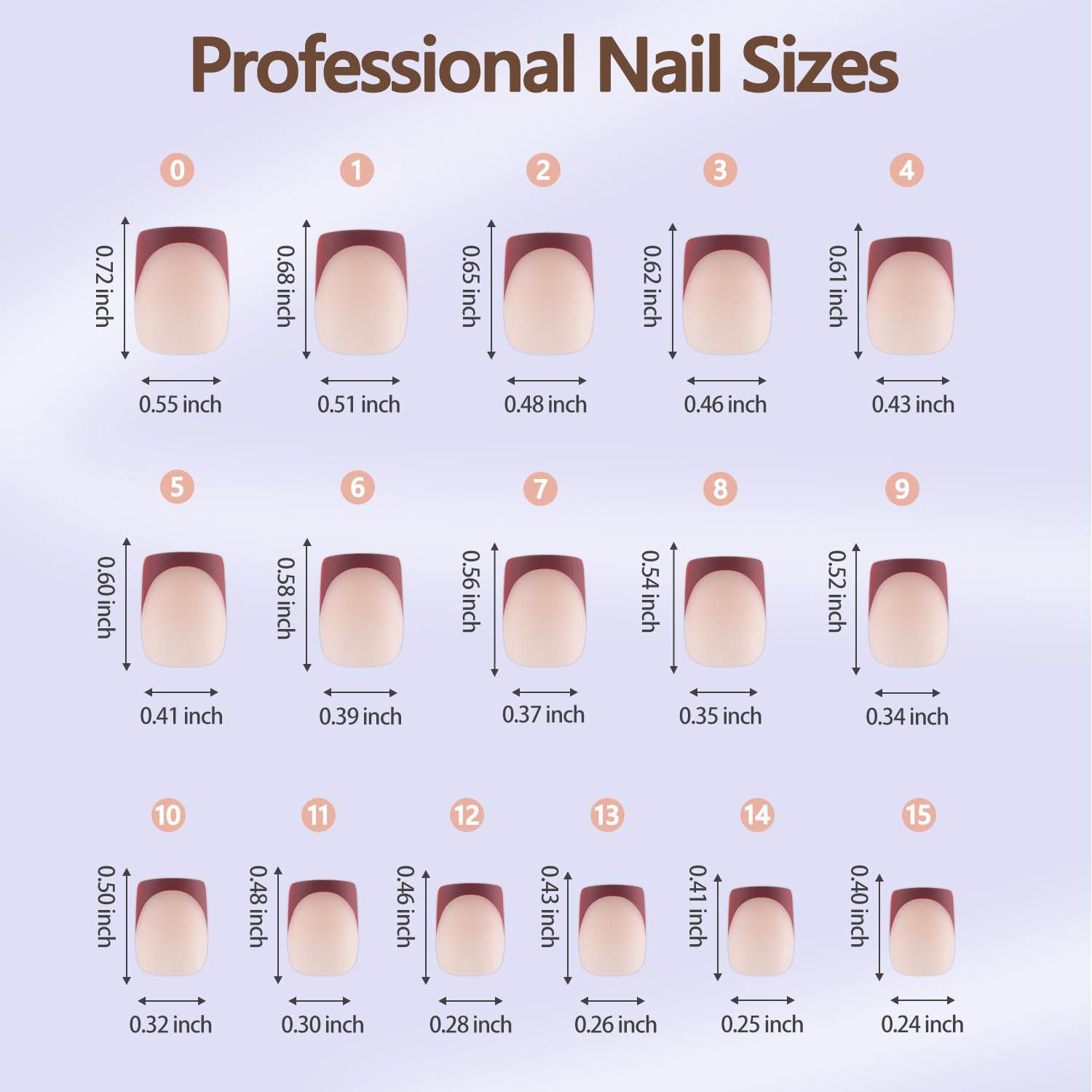 Misssix XBASICTIPS tips offer long-wear performance with glue and gel.