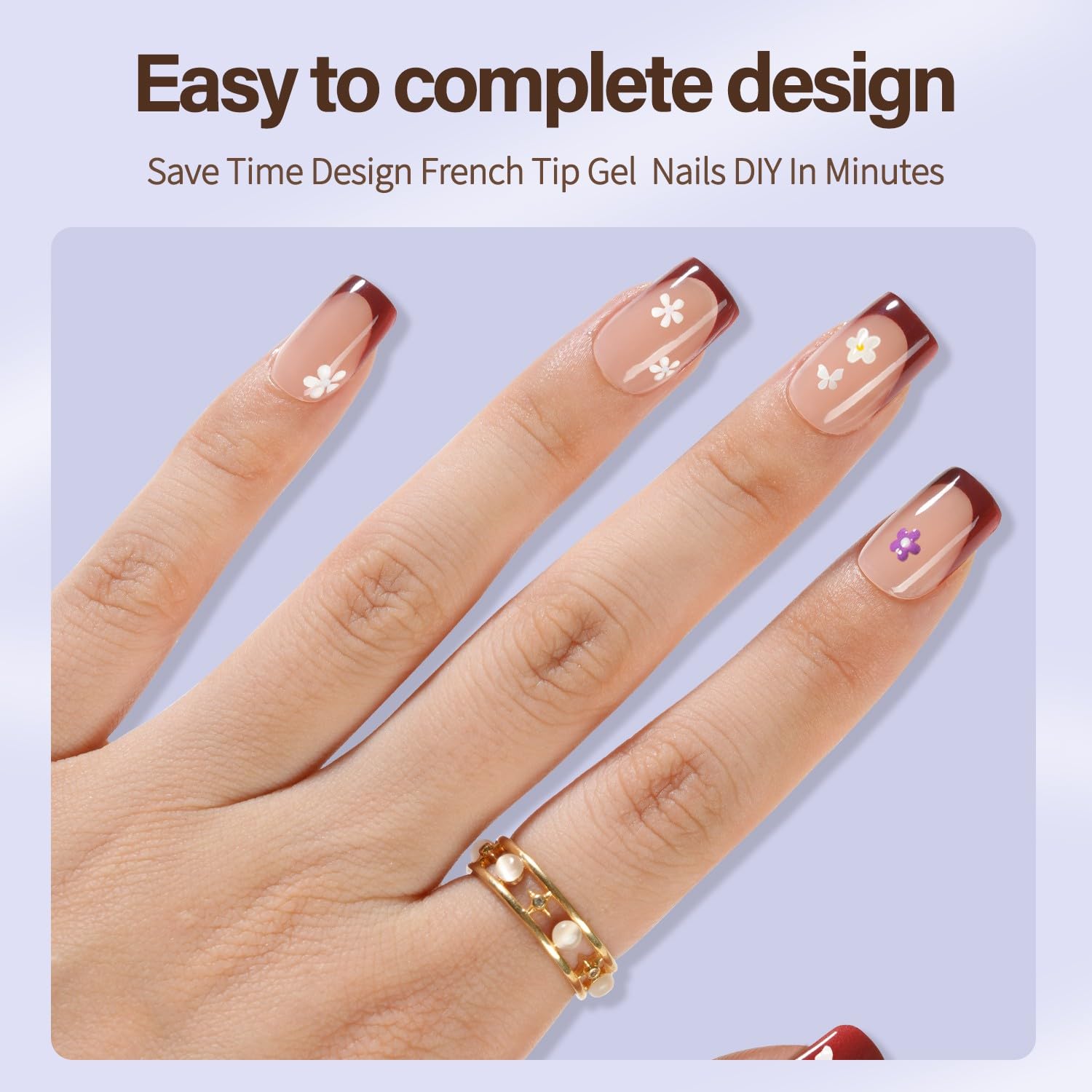 Misssix XBASICTIPS soft gel nail tips for natural shape and comfort.